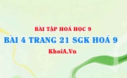 Bài 4 trang 21 SGK Hoá 9: Tính chất Hoá học của Oxit và Axit